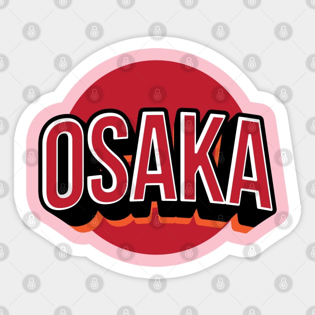 Osaka Retro Sticker by syahrilution